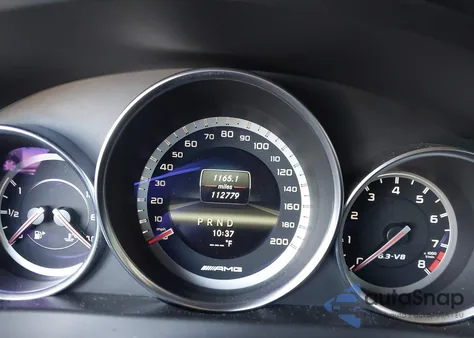 2013 Mercedes-Benz C 63 Amg z USA, uszkodzony, nr VIN WDDGF7HB7DA753736